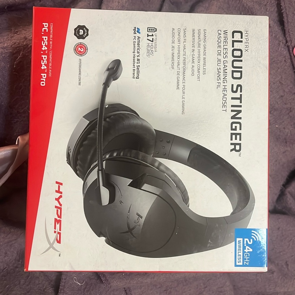 NIB cloud stinger wireless gaming headset